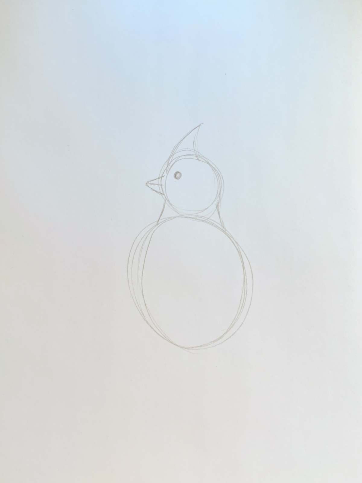 Basic bird doodle